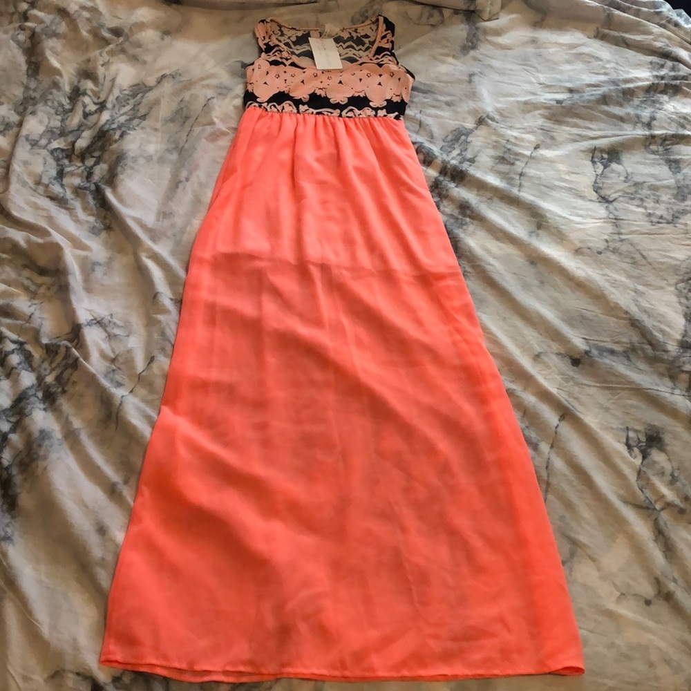 Floor length dress